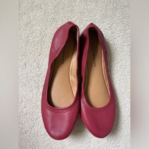 Lucky Brand Leather Maroon Flats!!